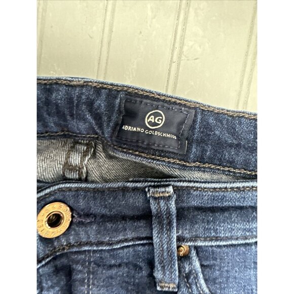 AG Adriano Goldschmied Size 30 Womens Jeans Mid Rise Skinny Dark Wash St… - Picture 2 of 4